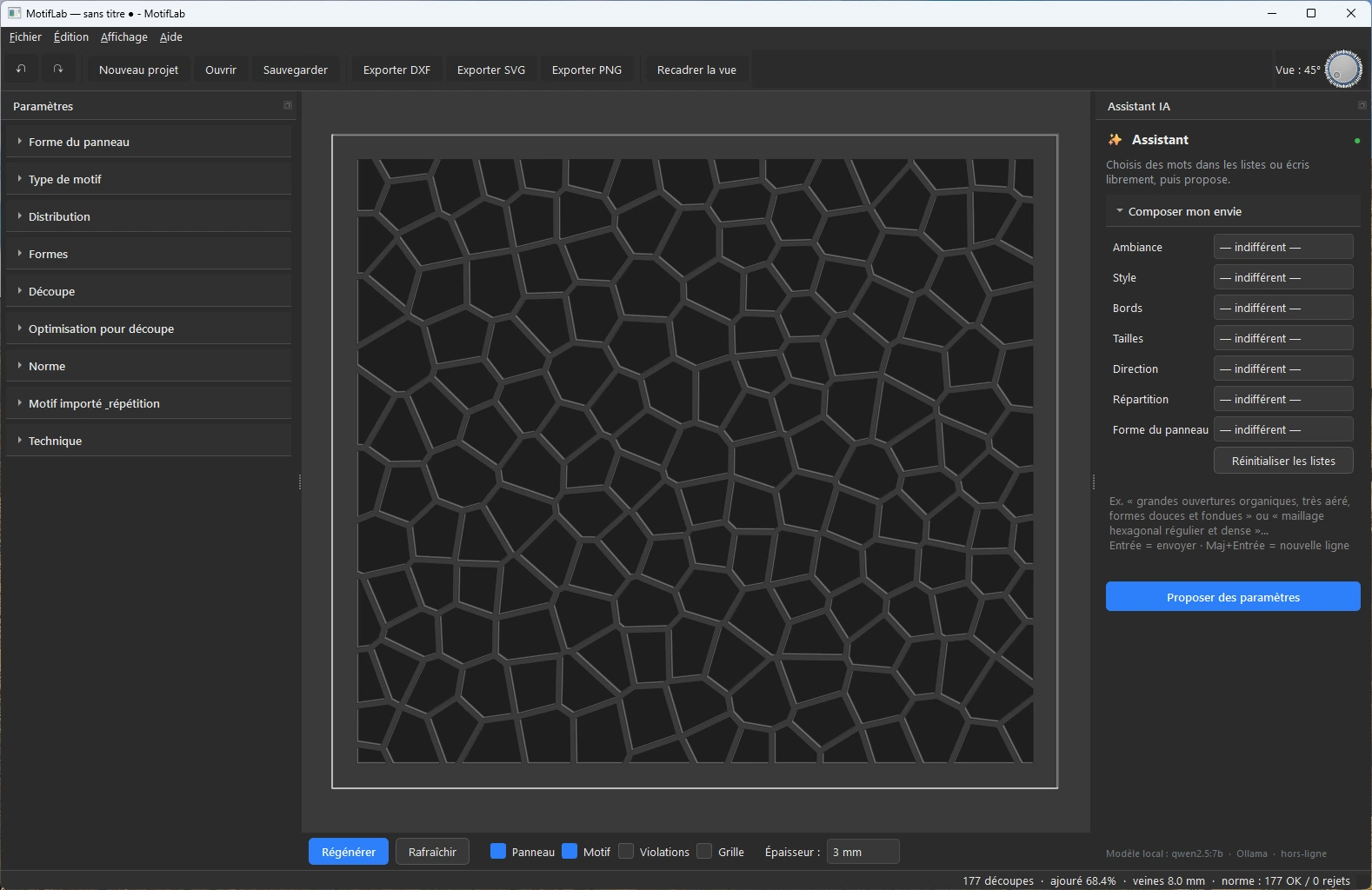 MotifLab, DXF pattern generator for laser cutting — illustration 1